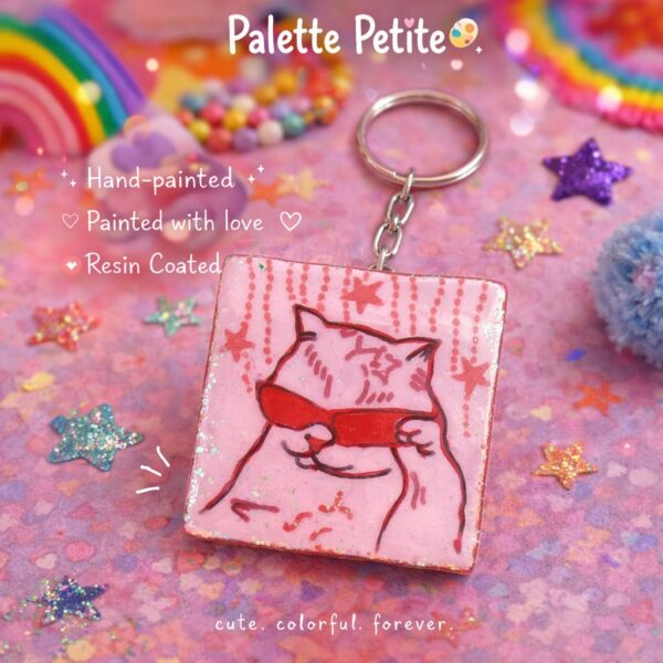 Cool Cat Keychain