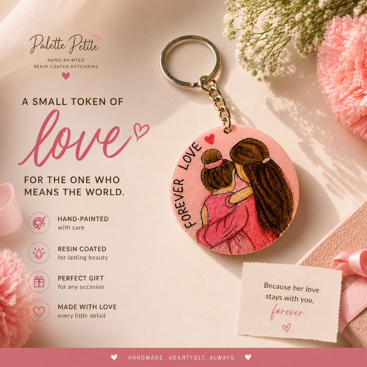 Best MOM Ever Keychain