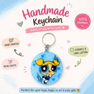 Bubble Girl - Keychain