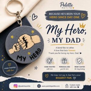Best Dad Keychain