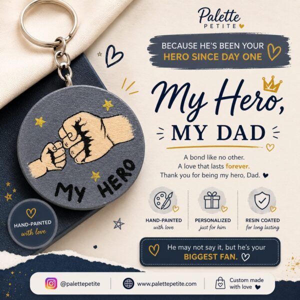Best Dad Keychain